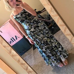 Abercrombie Floral Cowl Neck Maxi